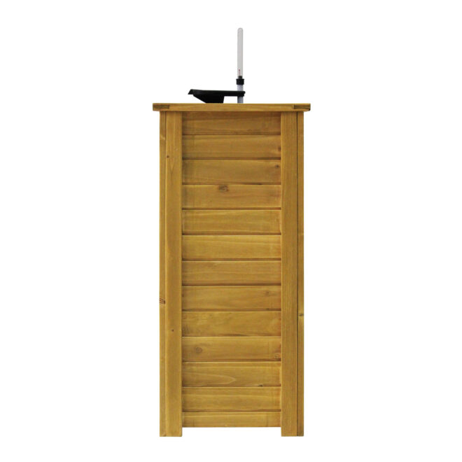 Wooden Planter Rectangle Tall - Natural (FSC 100%) - Image 12