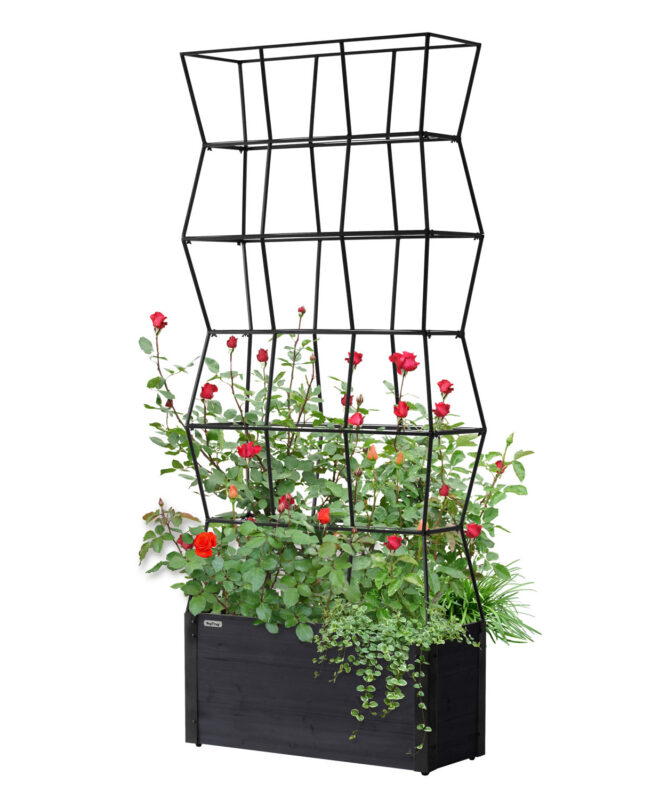 Partition Planter - 900 - Charcoal - FSC 100%