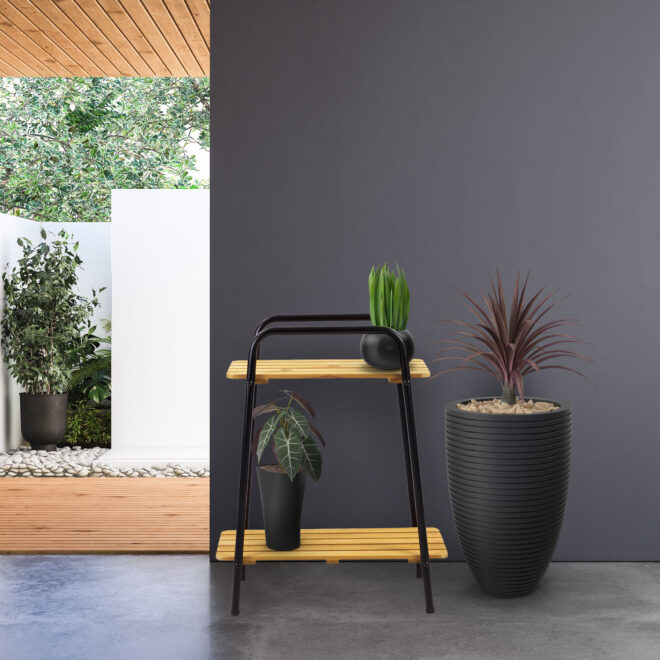 Plant Stand Moderno - 2 Shelf - Image 2