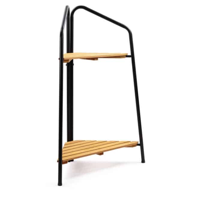 Plant Stand Moderno Corner - 2 Shelf - Image 4
