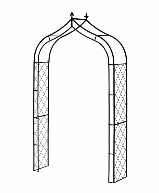 Metal Arch Lattice Finial