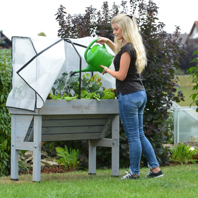 VegTrug Wallhugger - Small 1m - Grey Wash - FSC100% - Image 4