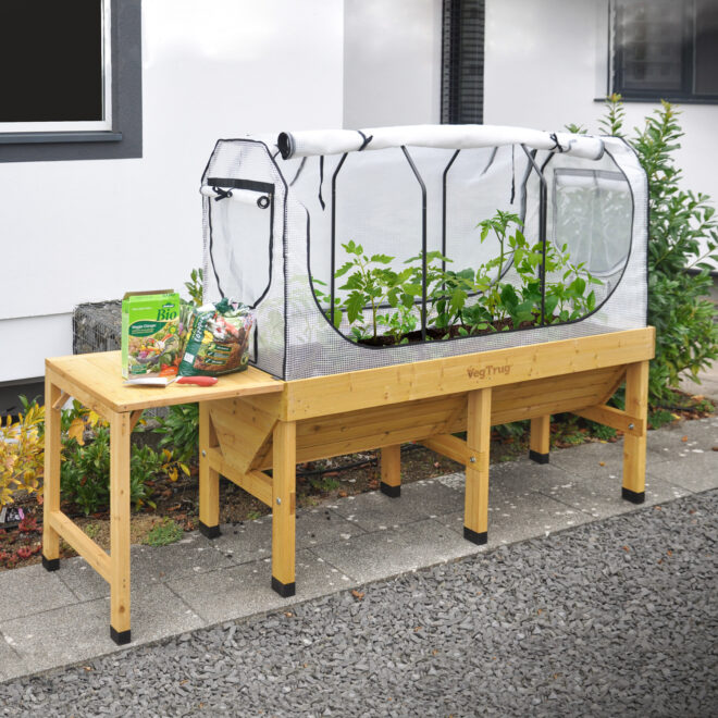VegTrug Side Table for Classic - Natural - FSC 100% - Image 3