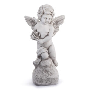 Angel with Flowers Figurine