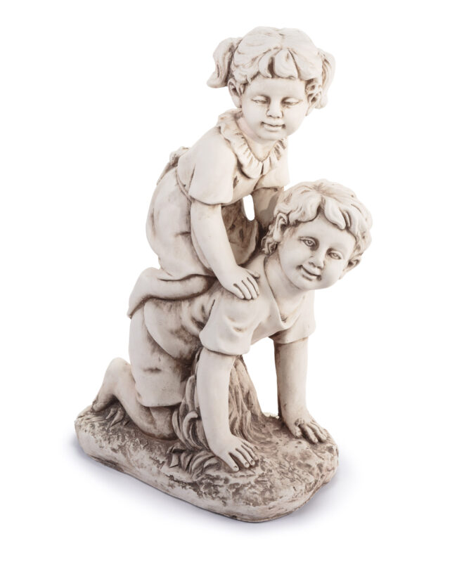 Piggy Back Kids Figurine