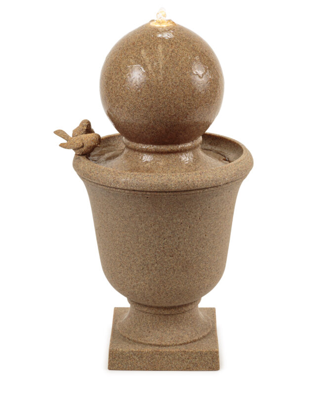 Orbelle classic water feature with lights